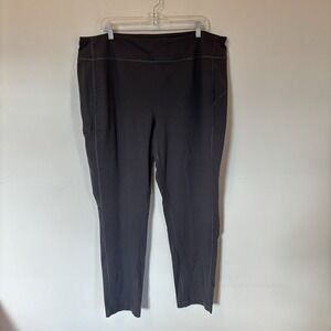 Duluth‎ Trading Womens NoGA Classic Slim Leg Pants 2XL x 31 Gray Leggings